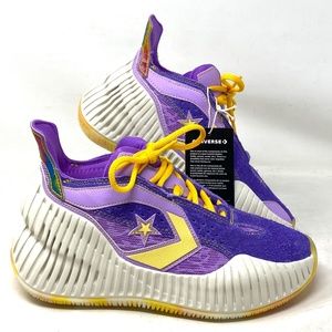 Converse BB Prototype CX Basketball Violet Mesh Suede Mid Sneakers Women A03695C